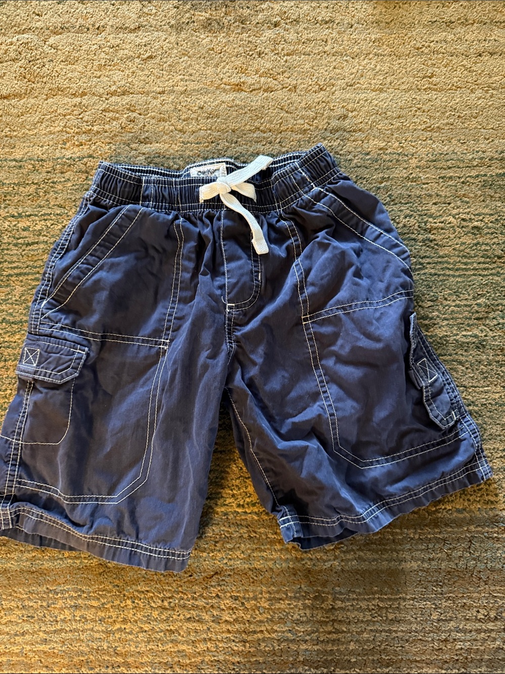 OshKosh B'gosh Navy Drawstring Cargo Shorts size 6